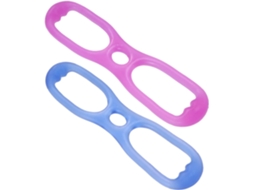 Faixas Elásticas De Silicone Para Yoga Com Design 8-palavras Desenvolvimento Do Peito 2 Unidades Corda Tração