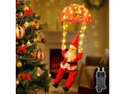Paraquedas do Papai Noel, 120 Leds, 8 Modos, Timer STELASPLEN