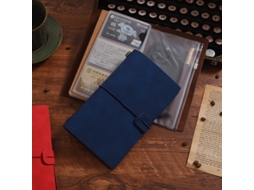 Caderno, Tamanho A6, Caderno Profissional, Diário Portátil Em Estilo Retrô Com Alça De Pulso, Diário De Viagem, 20, 8 X 12 Cm, Unidade Única