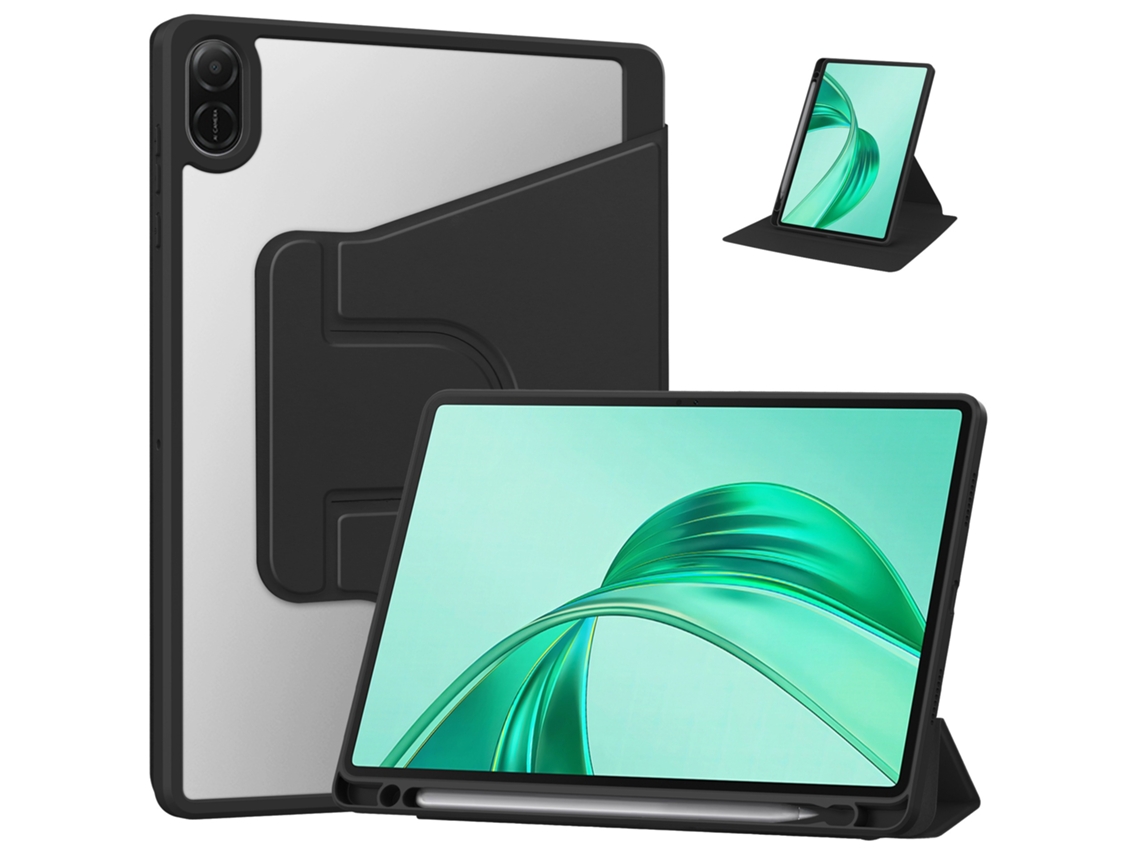 Elysve Capa Protetora Para Honor Pad X8a 11 Polegadas 360 Rotação Acrílica Preta