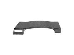 Moldura Do Painel De Instrumentos Em Fibra De Carbono Para Toyota Alphard Velfire Série 30 (2018-2022), Cor Preta Brilhante.