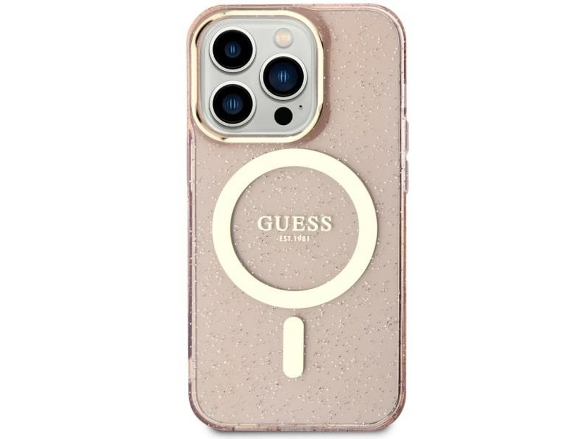 Capa para iPhone 11 GUESS Pele Sintética Rígida Rosa