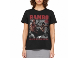 Rockinstone Rambo Win This Time Black T-shirt Size:m