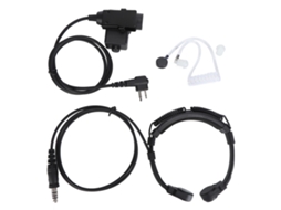 Aetheria adaptador U94 Ptt para Fone de Ouvido 2 Pinos com Sistema Militar Compatível com Rádios Motorola