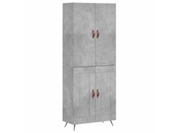 Armário Alto Derivado de Madeira Cinza Cimento MAISON EXCLUSIVE (69,5x34x180 cm)
