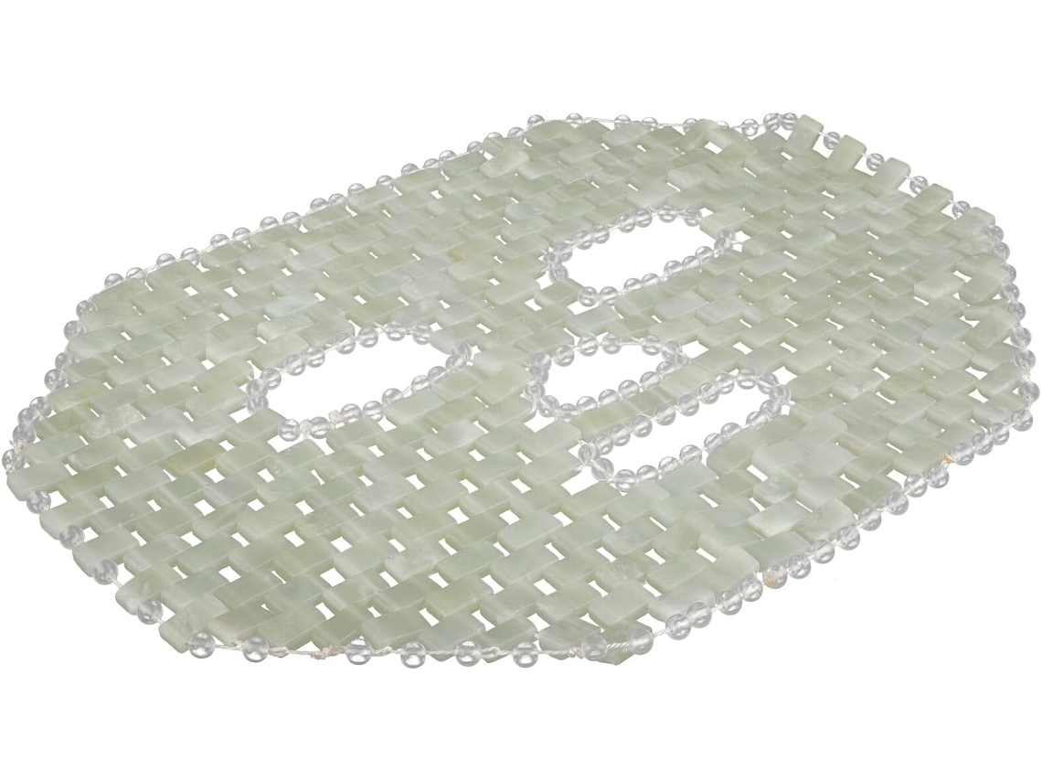 Máscara De Olhos De Jade Natural Com Contorno Personalizado E Função De Aquecimento Ou