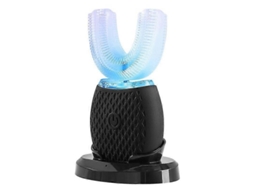 Escova De Dentes Elétrica Em Formato De U Com Clareamento Dental Automático E Led Sônico.