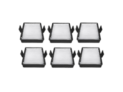 Kit Com 6 Filtros Hepa De Reposição Para Aspirador Robô Ryobi P712 P713 P714k. Inclui Cartucho De Filtro E Ferramenta De Limpeza.