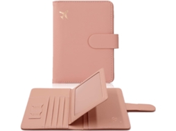 1 Bolsa De Identificação Para Avião Em Pu, Rosa