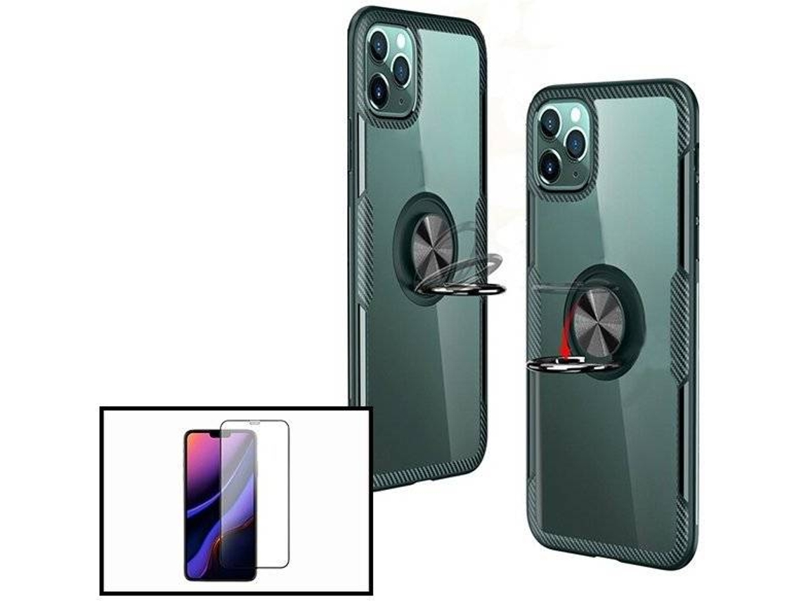 Kit Capa + Película iPhone 6, 6S Clear Armor Transparente e Preto
