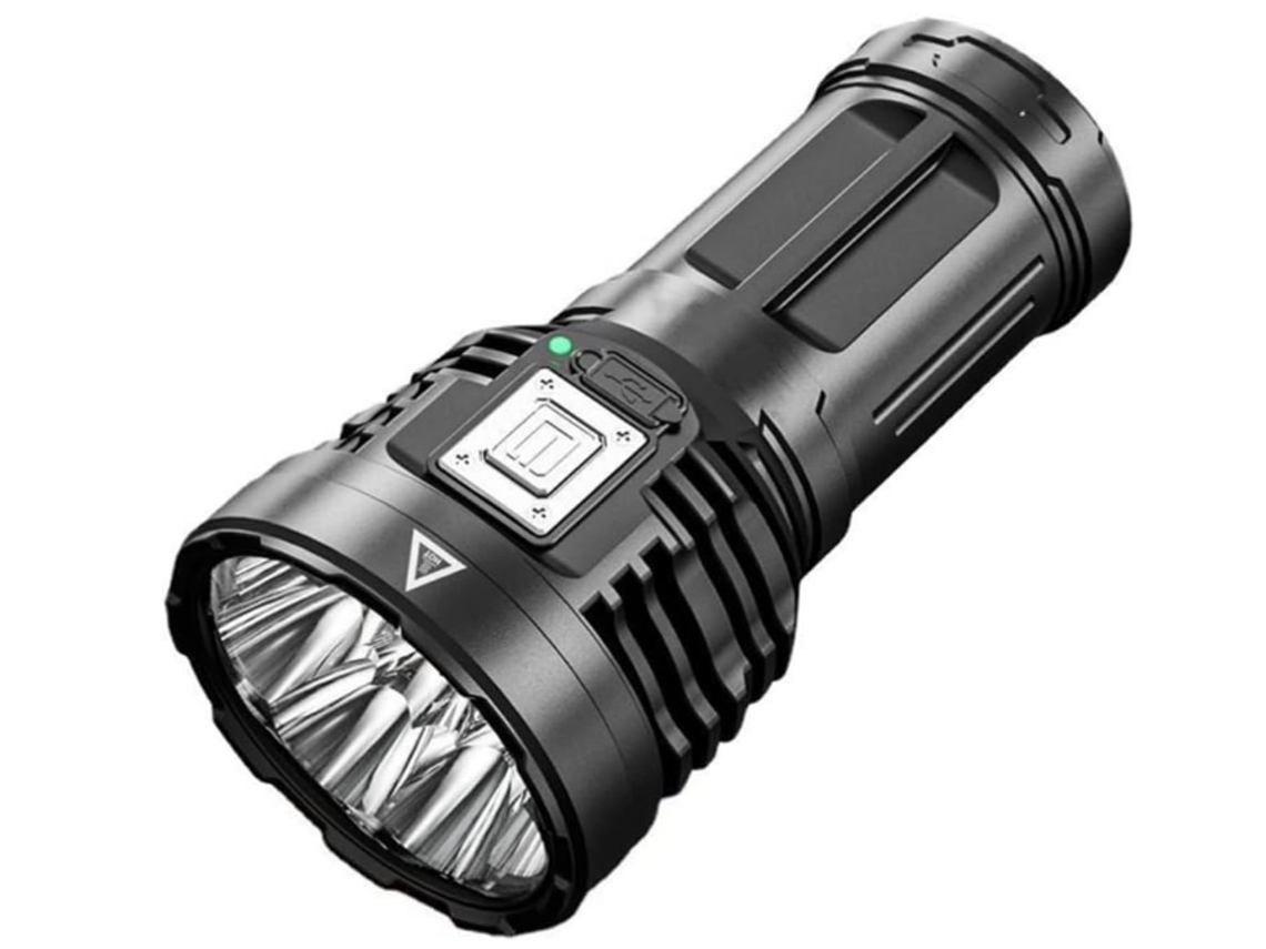 Lanterna de Viagem Lanterna Recarregável Usb Lanterna: Lanterna Led Super Brilhante À Prova D'Água Preta YIZHOOD