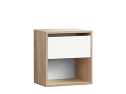 Mesa de Cabeceira Juvenil Gaveta Cambriano VENPRODIN Branco