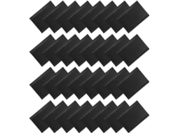 50 Envelopes Dexpédition Matelassées Noires 15x20 4 Cm Pacote Autoadesivos Anti-descamação E Proteção Antichoc