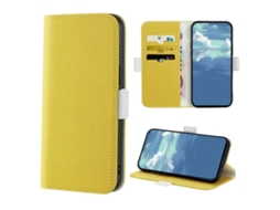 Capa De Couro Com Textura De Lichia E Cor De Doce Para Iphone 13