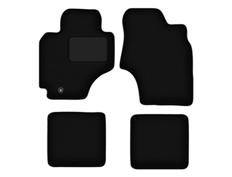 Tapetes De Veludo Preto Para Toyota Rav4 Ii 3 Portas Pré Facelift Wielganizator (2000 2003)