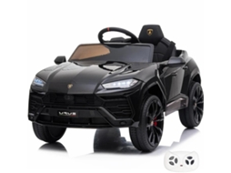 Lamborghini Urus Carro Elétrico Infantil 1 A 6 Anos – Carro Infantil 12v Com Telecomando, Portas Funcionais E Arranque Suave – Preto