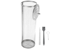 Cesta de Churrasco Inox Antiaderente Reutilizável 12.2in