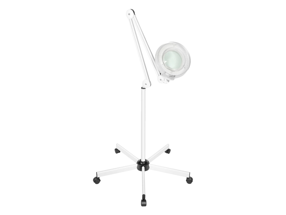Lupa, Luz Led, 5-8x De Ampliação, Branco, 125mm, 8x