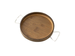 Lurelia Bandeja De Sofá Bambu 25 X 3 Cm Para Braço De Sofá