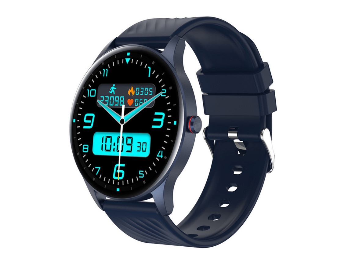 SHAH ARPAN Smart Watch Yk02 Monitor de Saúde de Chamadas Bluetooth Azul