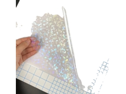Filme De Laminação Holográfico, Proteção À Prova D'água, Uso Versátil, 50pcs Vidro Quebrado