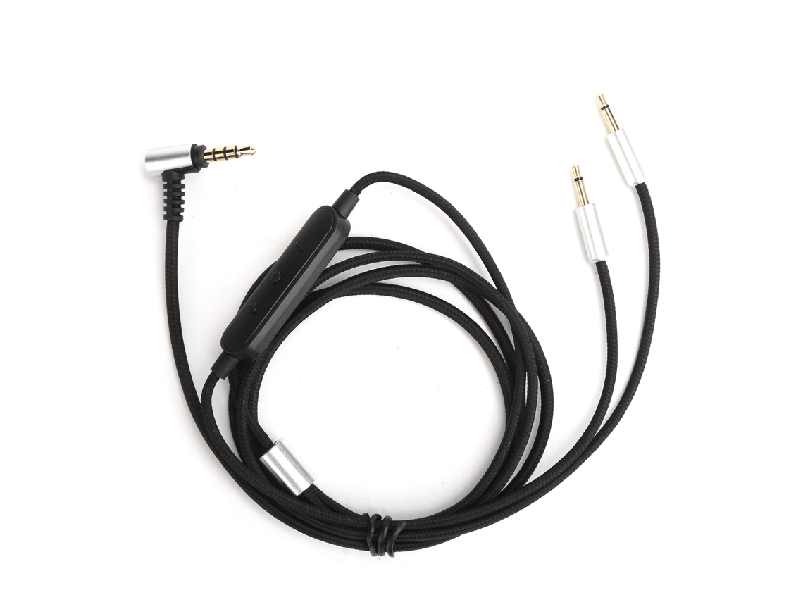 Aetheria cabo de Fone de Ouvido com Controle de Fio para Sennheiser Hd202 Hd497 Hd447 Hd212 Pro Eh250 Eh350