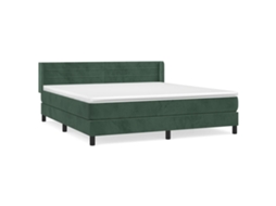 Box Spring Bed, Box Spring Beds Vidaxl Verde Veludo (180 X 200 Cm)