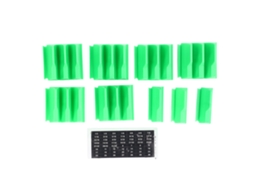 Organizador De Chaves De Grifo Geométrico 20 Slot Módulo Magnético Para 6mm A 38mm Verde
