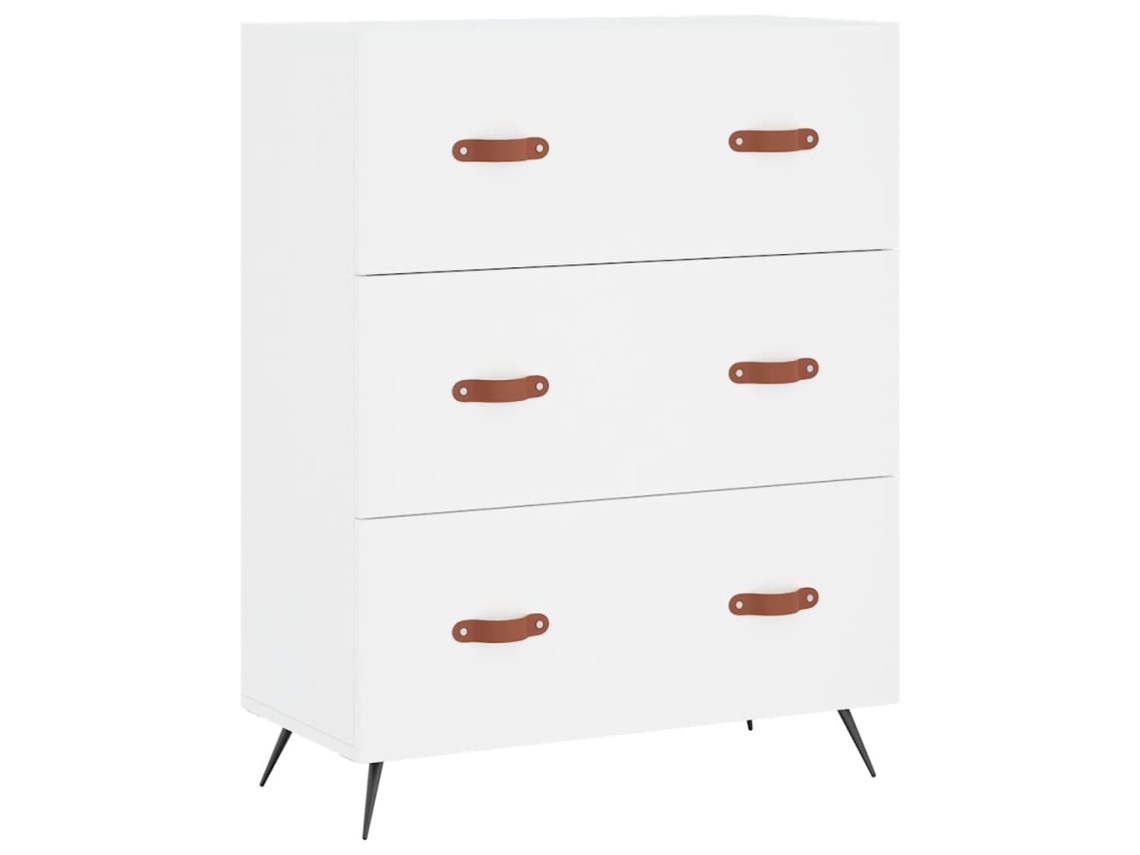 Cómoda 69,5x34x90 Cm Derivados de Madeira Branco MAISON EXCLUSIVE