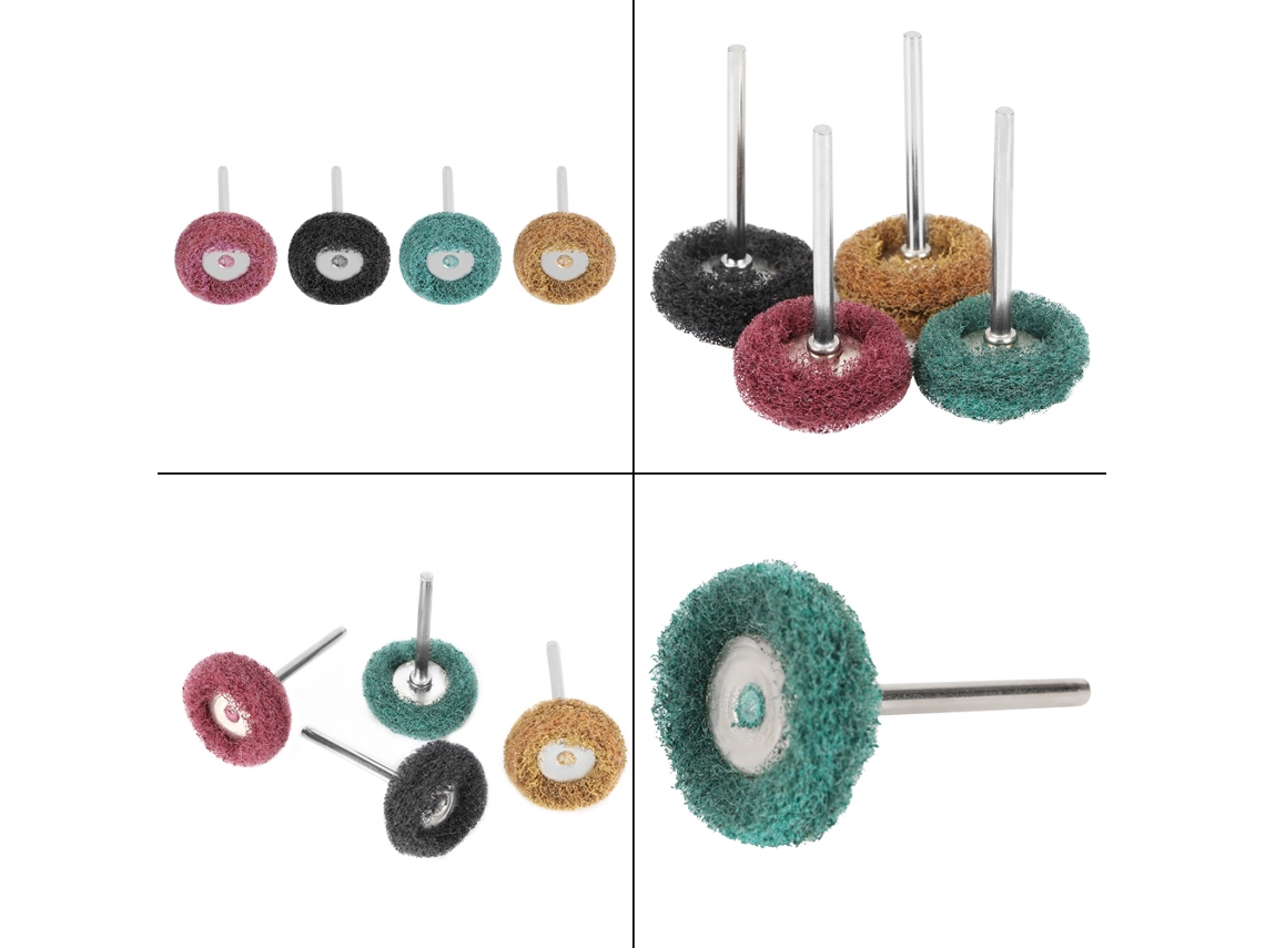 40 Piezas De Escova De Polimento, Disco Abrasivo, Mopa De Polimento E Almofada De Polimento Para Ferramenta Rotatória
