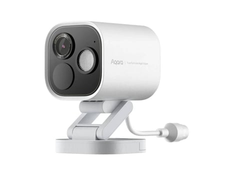 Câmera Externa Hub G5 Pro Com Visão Noturna Colorida 26k Ia Branco Aqara (poe)