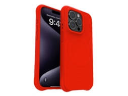 (vermelho, Iphone 13 Pro) Capa Magnética Para Iphone, Cobertura Total Com Silicone Líquido.