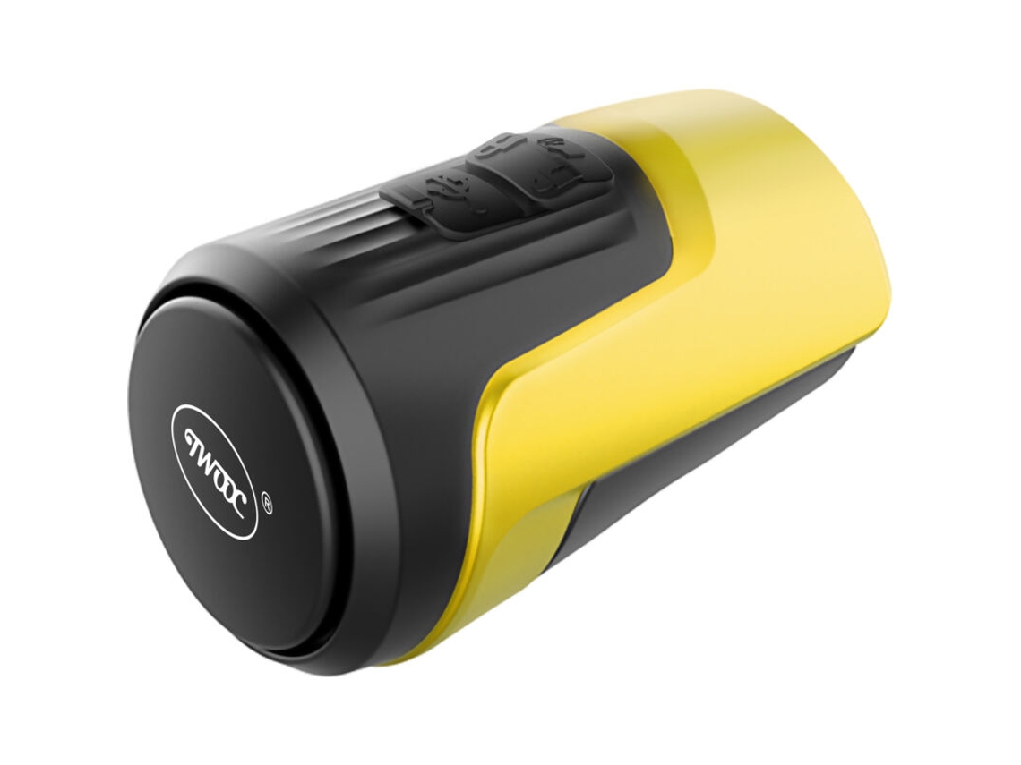 Campainha AQUAFORGE, recarregável por Usb, à prova d'água, 4 modos de som, com Alarme Antifurto, preto