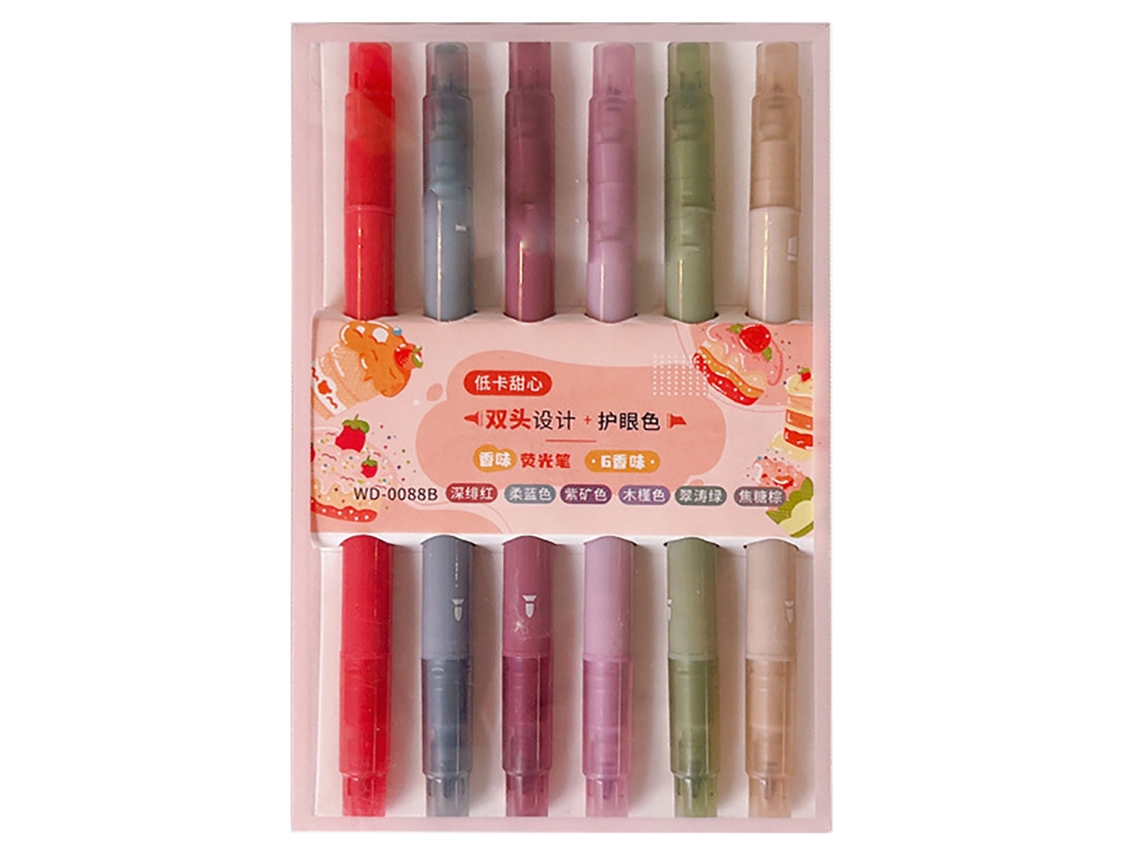 6 Pcs Caneta Nite Writer