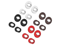 Fones De Ouvido De 1,4 X 1,3 Cm Em Cores Sortidas, 8 Pares De Protetores Auriculares, Compatíveis Com Protetores Auriculares Sem Fio. Ly Ebike