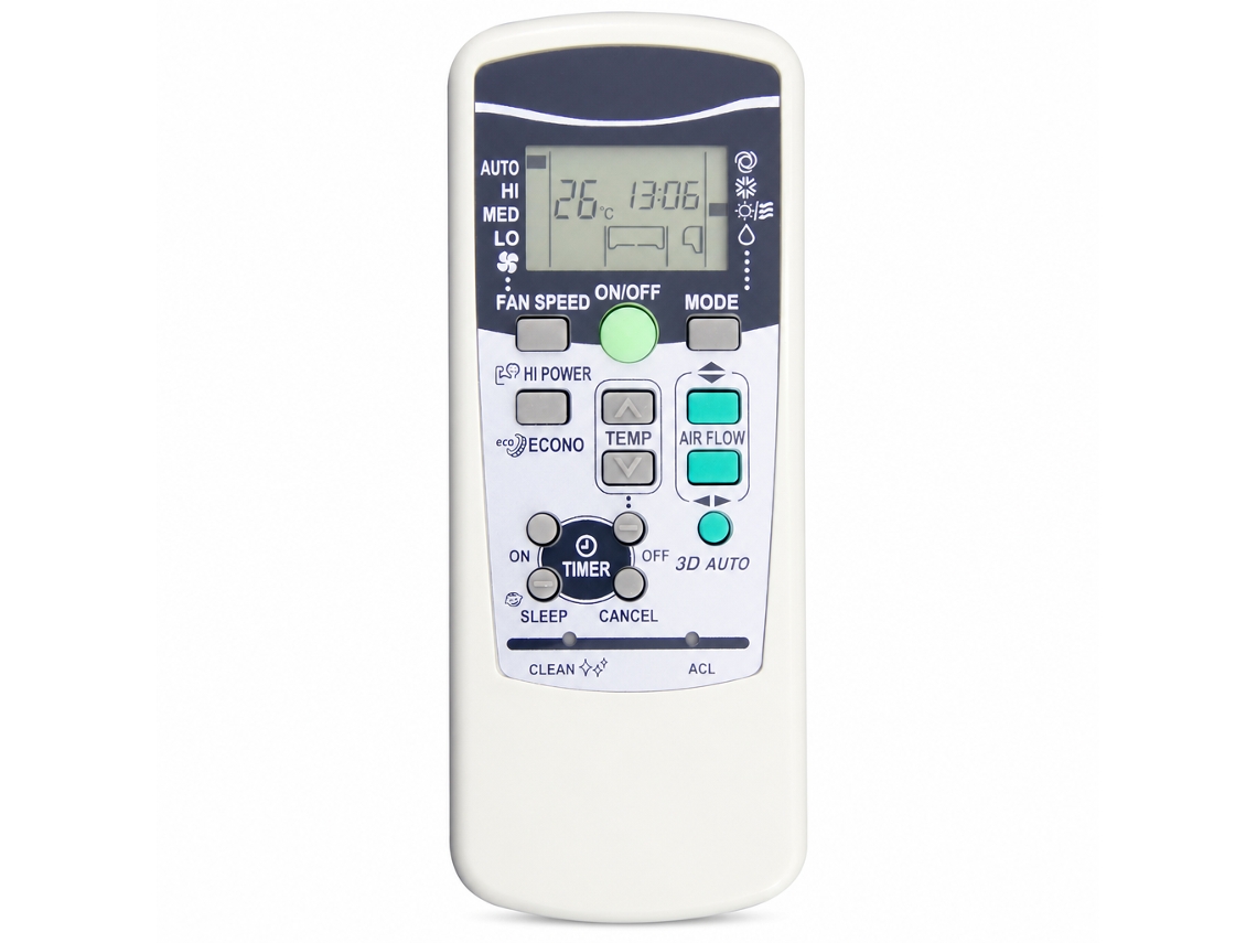 Comando Remoto Para Ar Condicionado Compatível Com Mitsubishi Rkx502a001