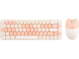 Kit Teclado + Rato MKPLUS Rowell (Membrana - Rato: Óptico - 1600 Dpi)