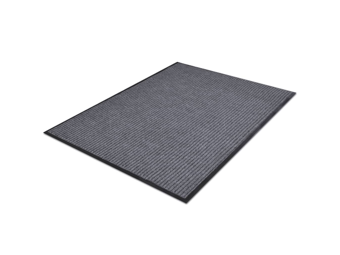 Maison Exclusive - Tapetes De Porta Pvc 4 Pcs 90x60 Cm Cinzento