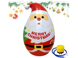 Papai Noel Inflável Para Decoração Divertida De Ambientes Internos E Externos |