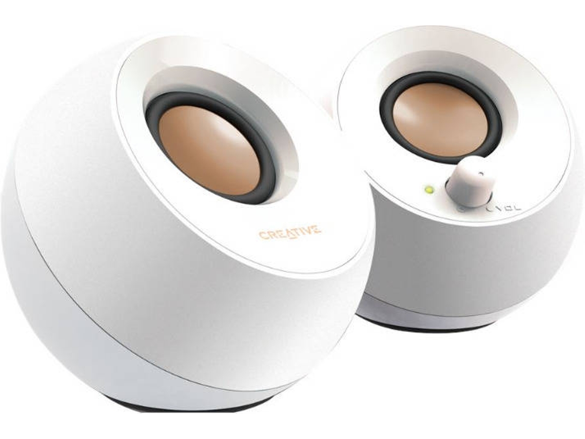 Colunas 2.0 CREATIVE Pebble (PC - 4.4 W)