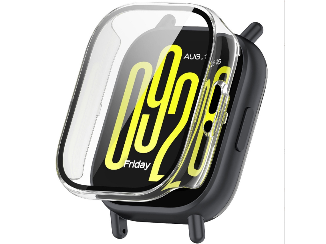 Redmi Watch 5 Active Case com Protetor de Tela de Vidro Temperado Tran