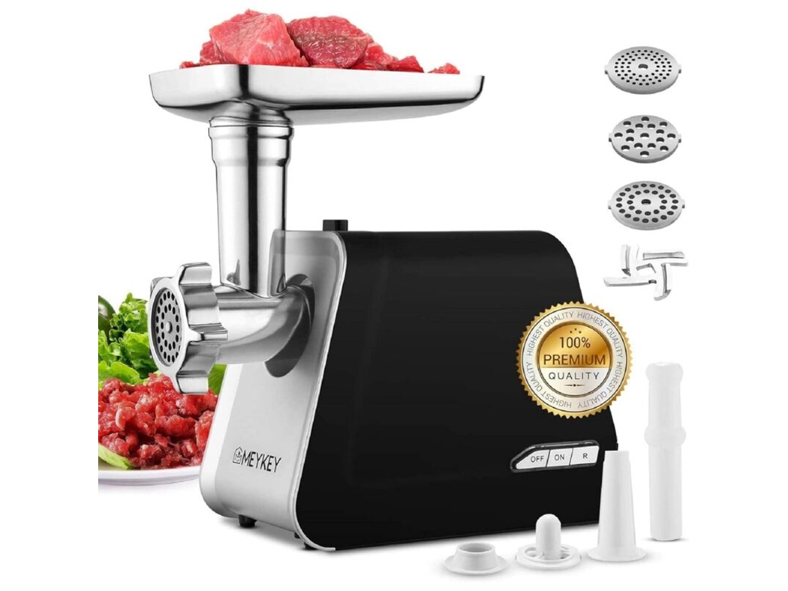 Moedor elétrico de carne multifuncional 2000 W com discos de moagem AQUAFORGE