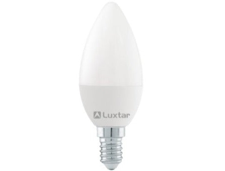 Pack 6 Lâmpadas Luxtar C37 E14 7W 6500K