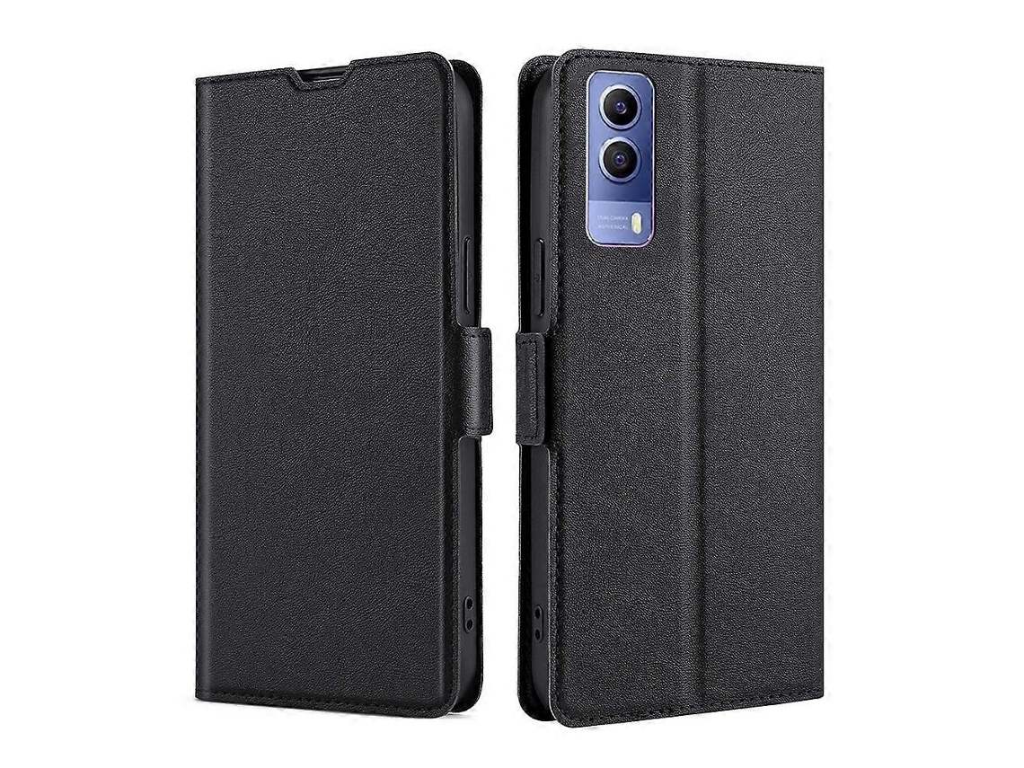 Capa De Couro Ultrafina Com Fivela Lateral E Voltagem Para Vivo Y53s 5g / Iqoo Z5x / T1x