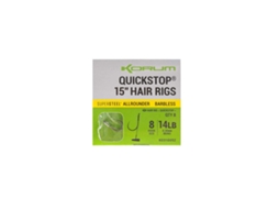 Ganchos KORUM Big Fish Hair W/Quickstops 15 Barbed