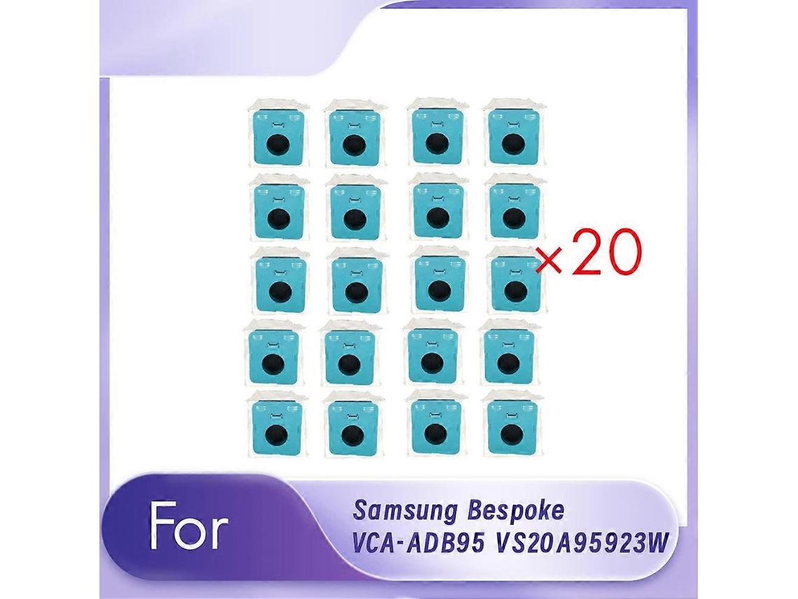20 Peças Pó Coleta Saco Vca-adb95 Vs20a95923w Jet Limpar Aspirador Acessórios Non-woven Ba