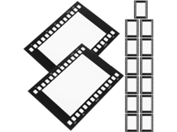 1 Conjunto De Molduras Retrô 15 Cm Em Papel Estilo Filme Cinema, Com