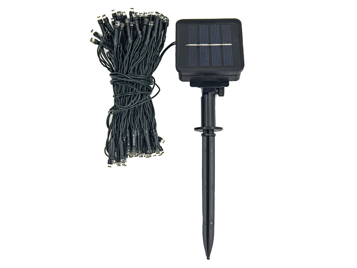 Luzes Solares Ao Ar Livre 2 Pacotes de 39 Pés 100 Leds de Fada Luzes Solares de Natal