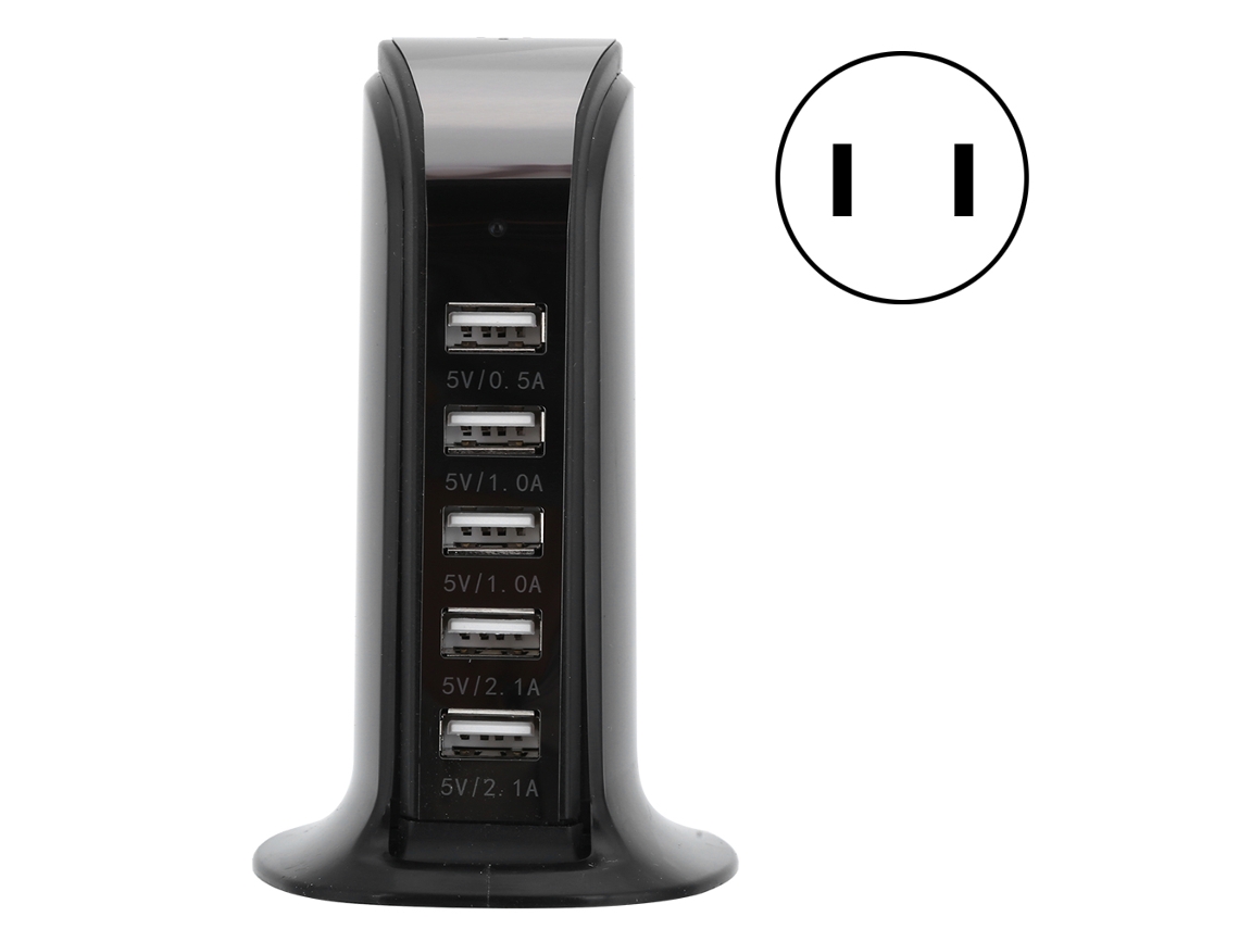 Posto de Carregamento EOOCOO com 5 Portas Usb e Wifi