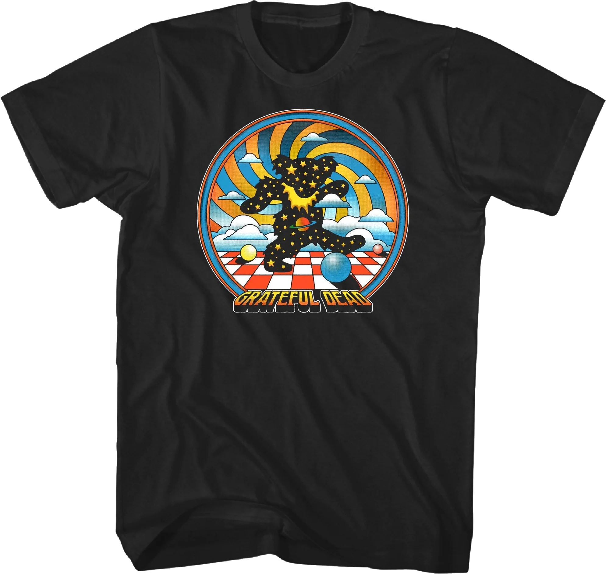 T-shirt Rockinstone Dancing Space Bear Grateful Dead(l)